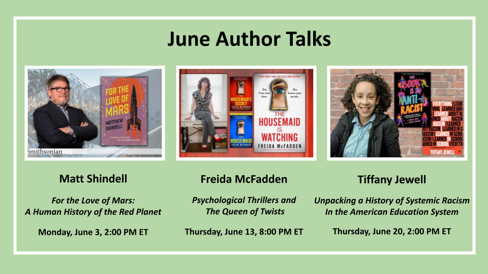 June Author Talks