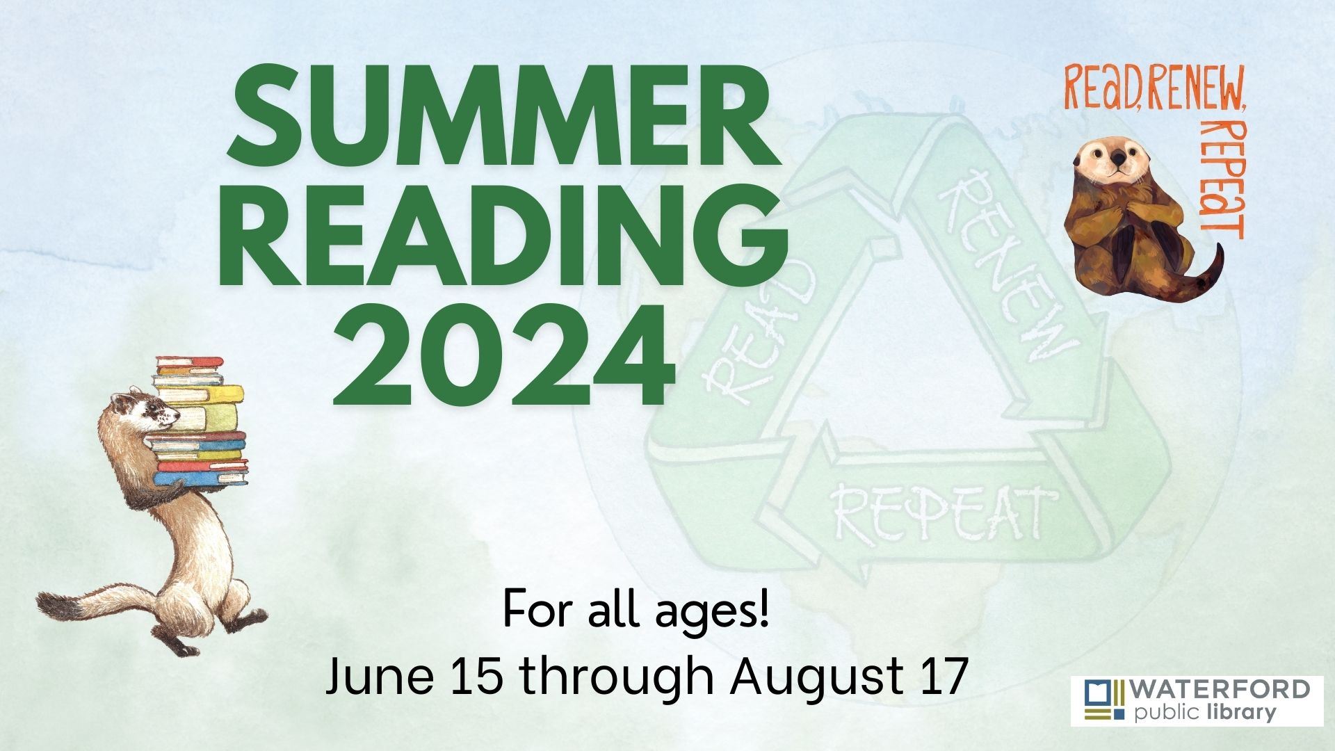 Summer Reading for all ages 