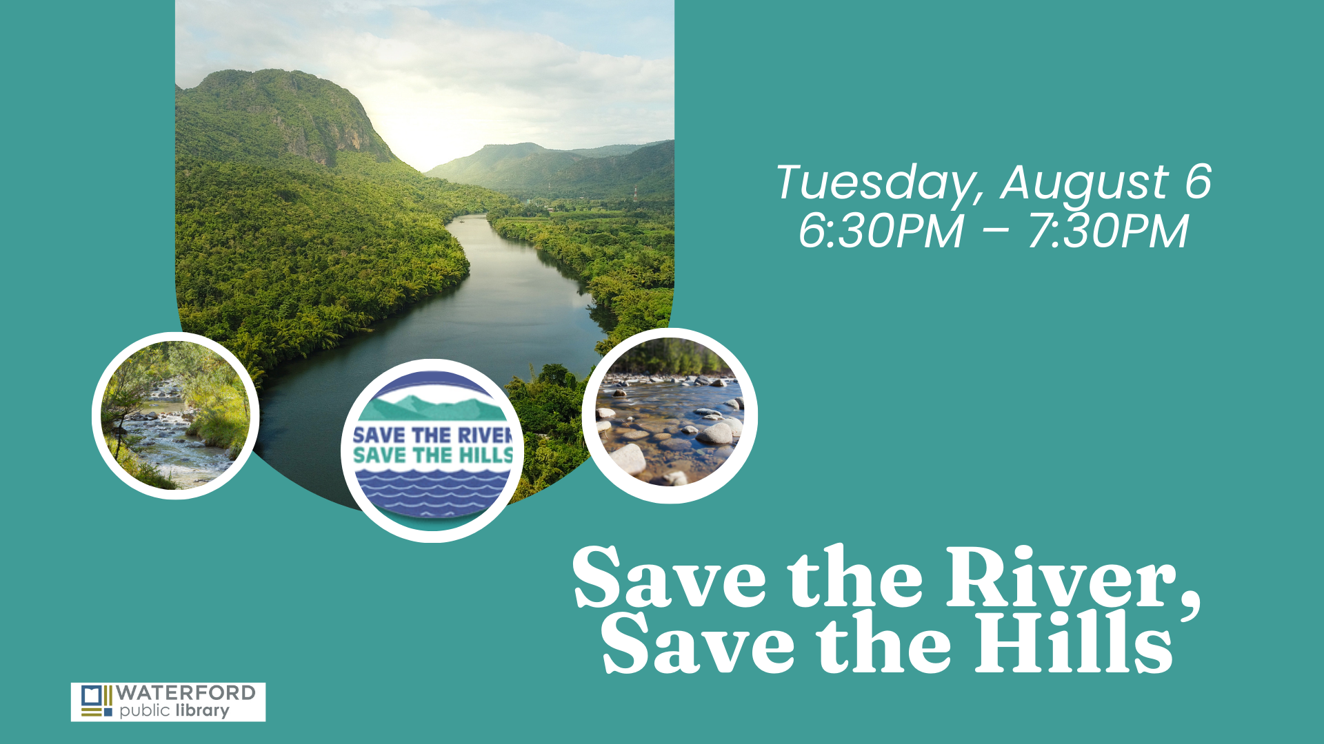 Save rivers, save hills