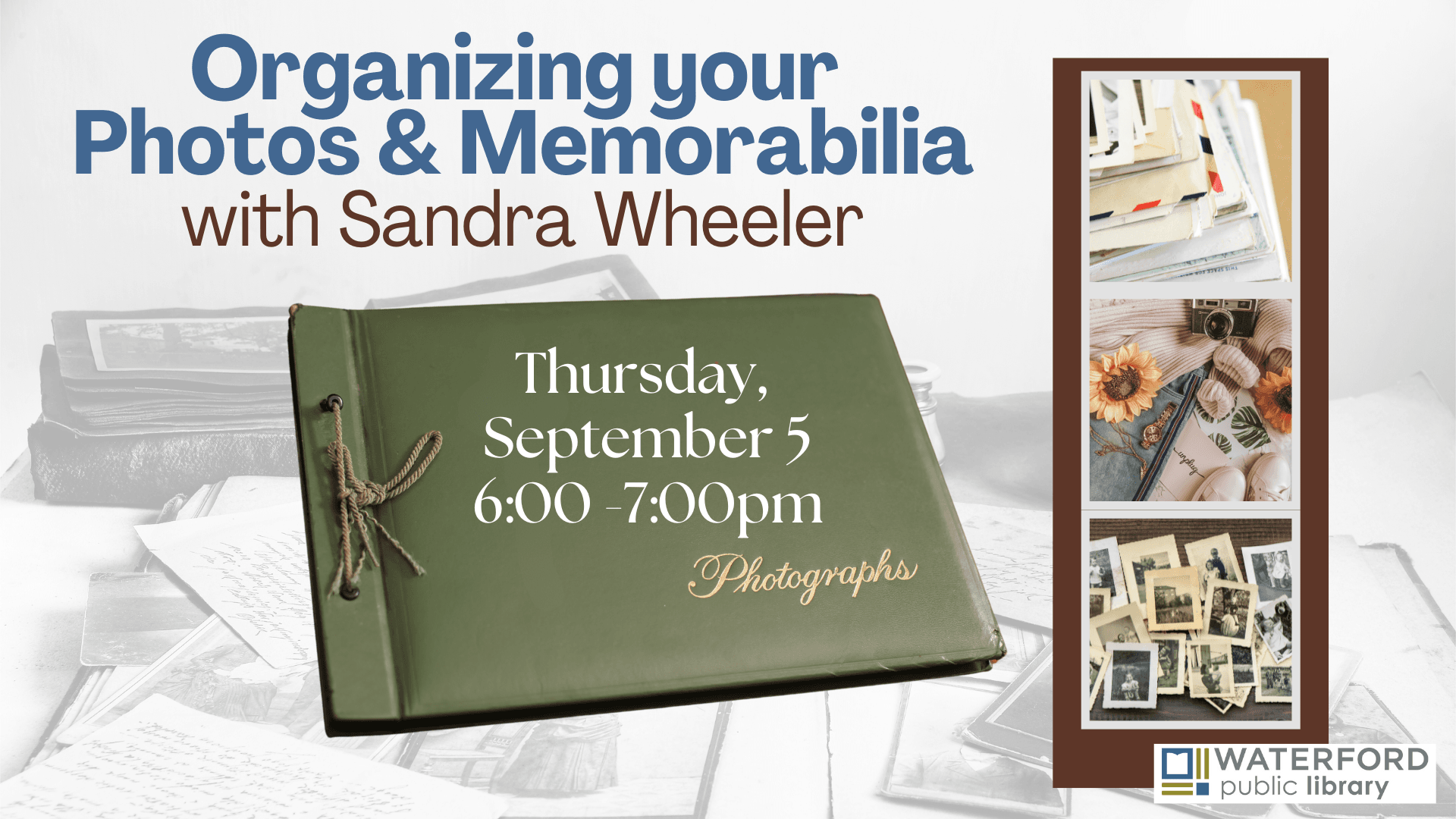 Organizing your Photos andMemorabilia (slide)