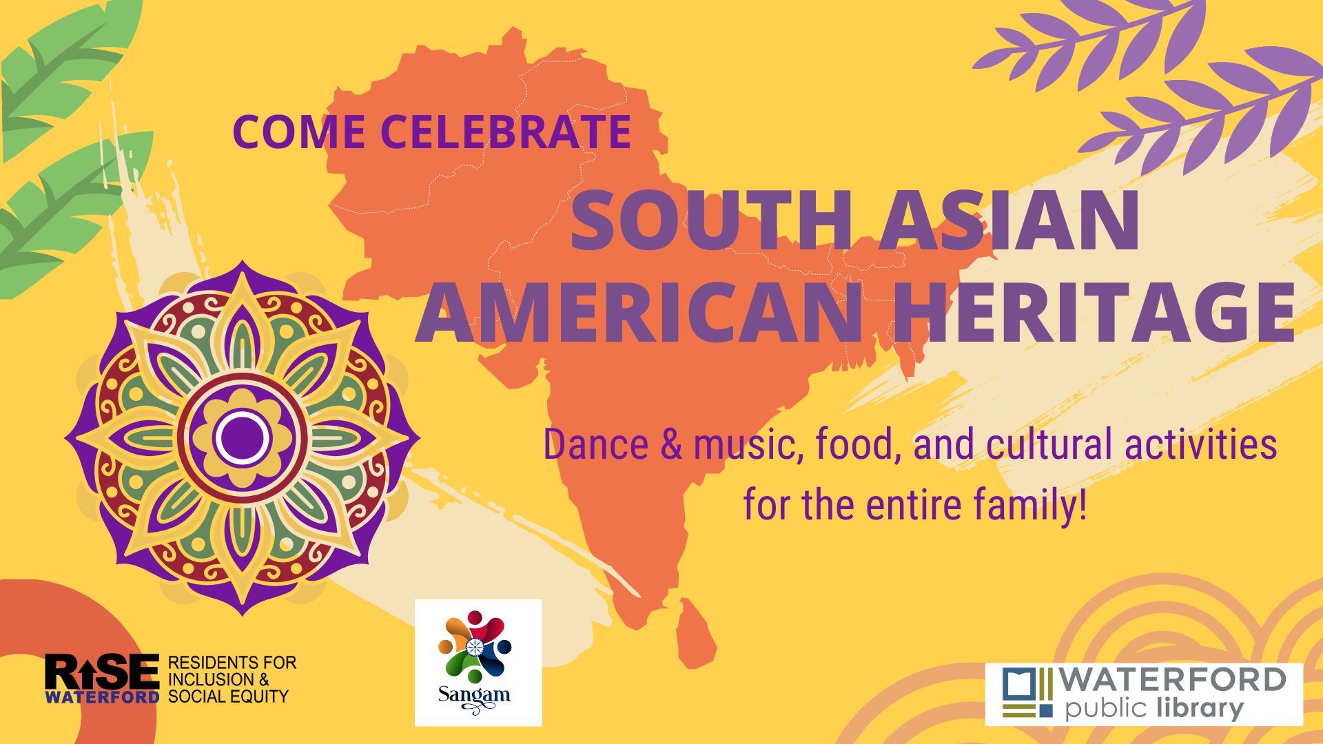 South Asian heritage month FB event cover