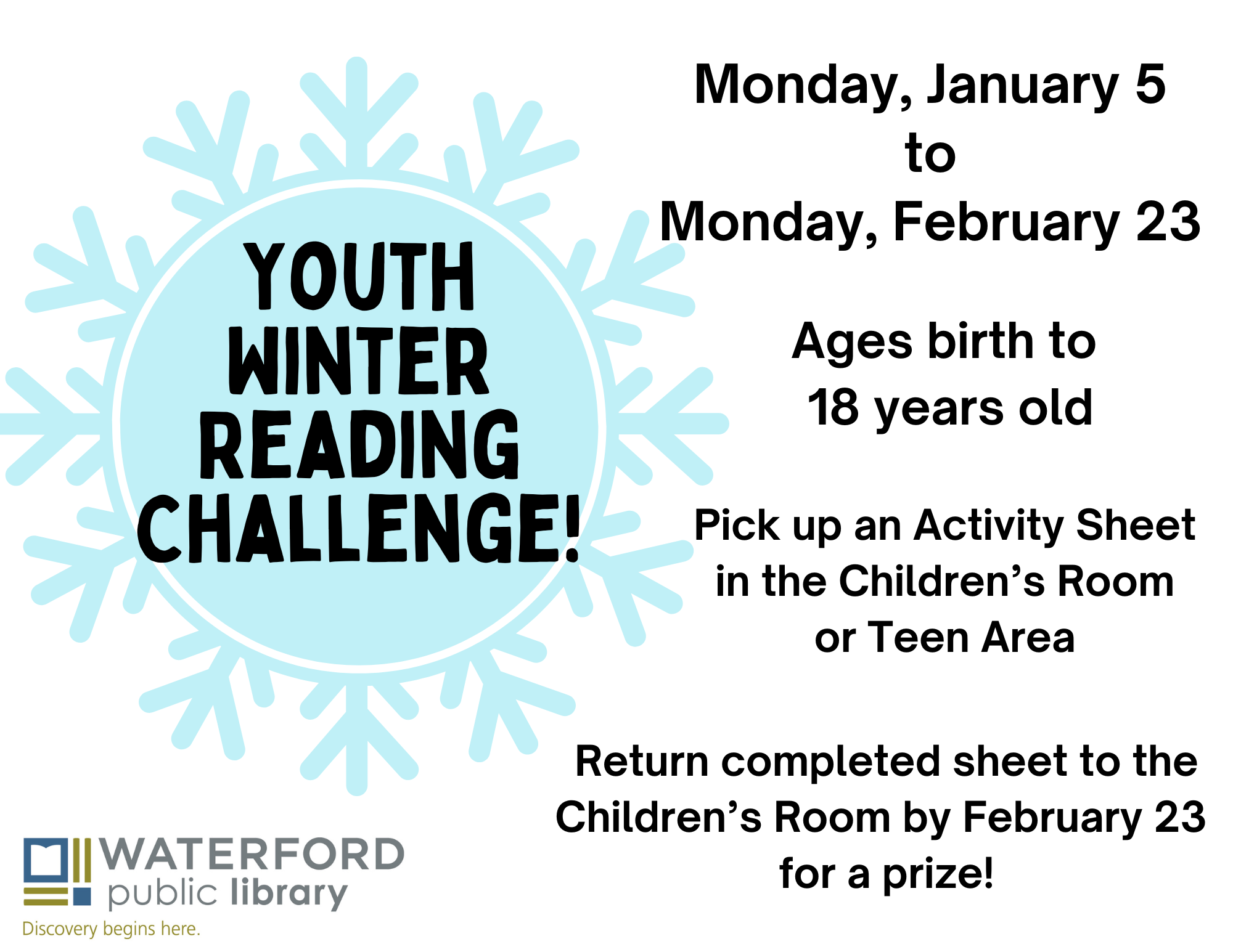 Youth Winter Reading 2026 FAQ